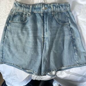 Rag & Bone Denim Miramar Walking Cotton Terry Sweatpant Jean Shorts